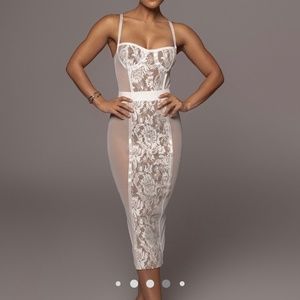 Ivory Niykee Mesh and Lace set